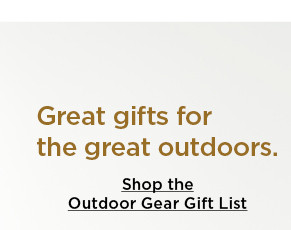 shop the outdoor gear gift list