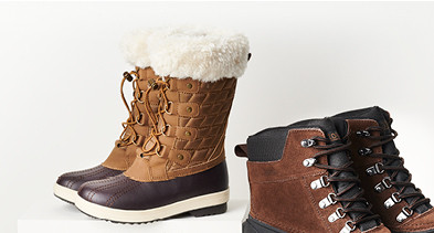 79.99 & under plus save with coupon on totes boots for the family. shop now.