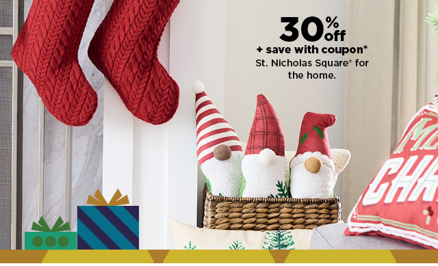 30% off plus save with coupon on st. nicholas square for home. shop now.