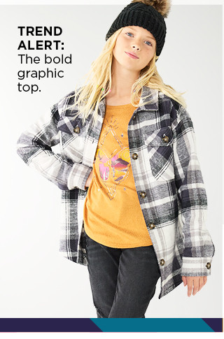 trend alert: the bold graphic top. shop now.