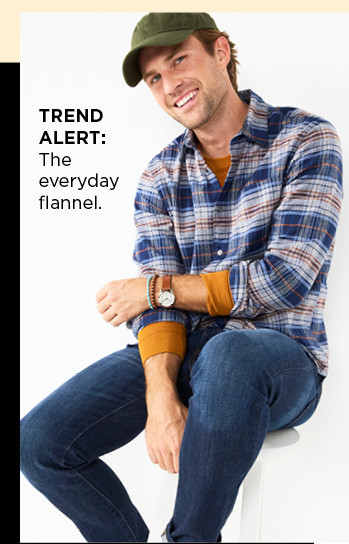 trend alert: the everyday flannel. shop now.