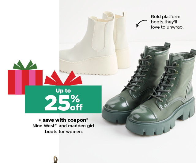 up to 25% off plus save with coupon on so, sonoma goods for life and croft & barrow boots for women. shop now.