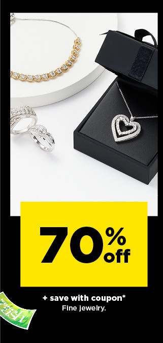 70% off plus save with coupon fine jewelry. shop now.