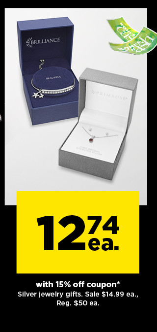 12.74 each with 15% off coupon silver jewelry gifts. sale 14.99 each.