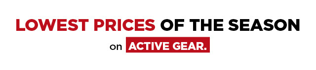 shop lowest prices of the season on active for the family. shop now.