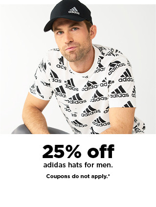 25% off adidas hats for men. shop now.