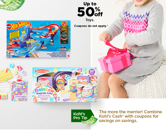 up to 50% off toys. coupons do not apply. shop now.