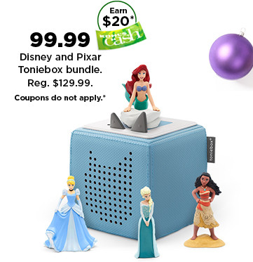 99.99 disney and pixar toniebox bundle. coupons do not apply. shop now.