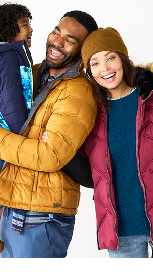 up to 40% off plus save with coupon outerwear for the family. shop now.