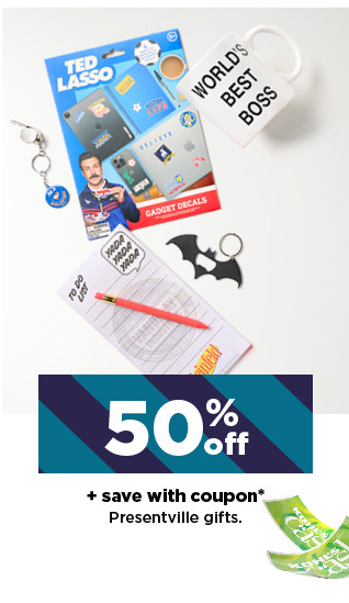 50% off plus save with coupon presentville gifts. shop now.