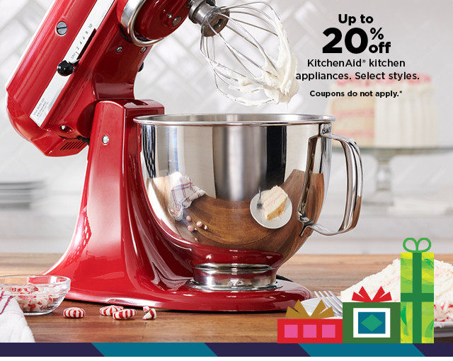 up to 20% off kitchenaid kitchen appliances. select styles. shop now.