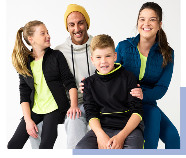 buy one, get one 50% off tek gear performance clothing for the family. shop now.