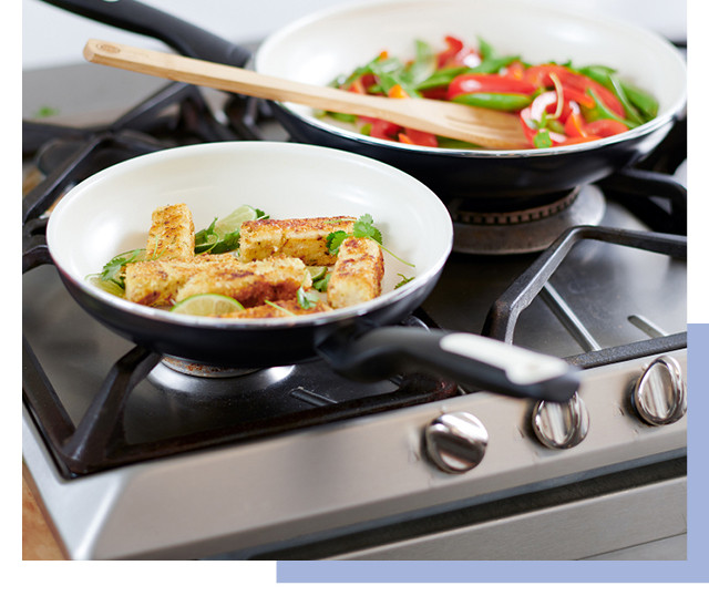 49.99 and under greenpan rio ceramic open-stock cookware. shop now.