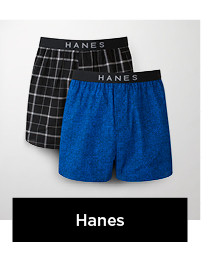 shop hanes socks and underwear.