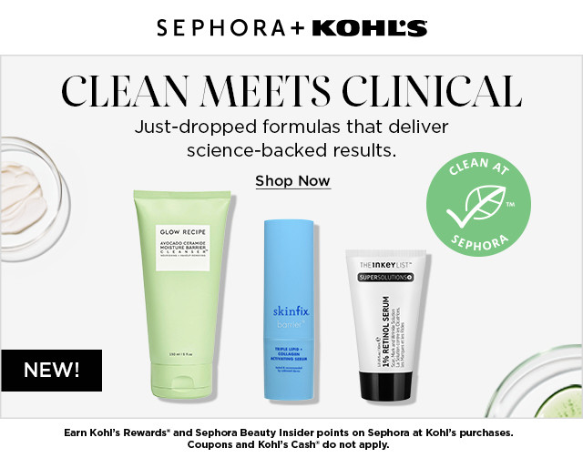 clean meets clinical. just-dropped formulas that deliver science-backed results. shop now.