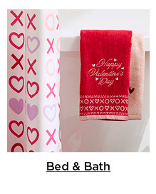 shop valentine's day bed and bath