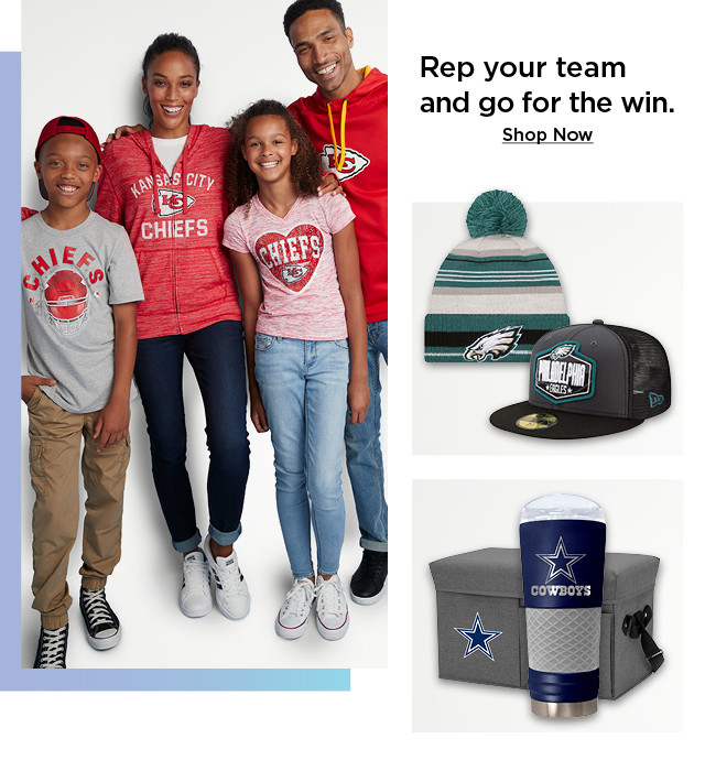 rep your team and go for the win. shop now.