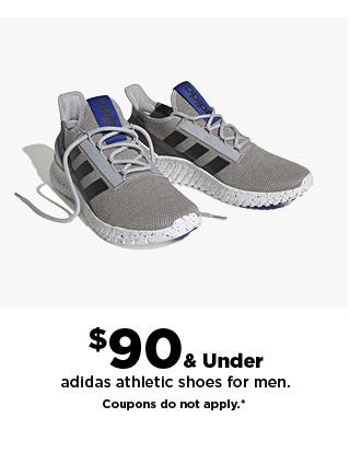 $90 and under adidas athletic shoes for men. coupon do not apply.