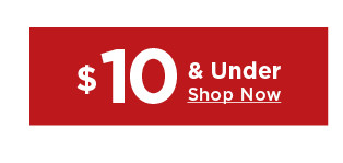 shop $10 and under clearance