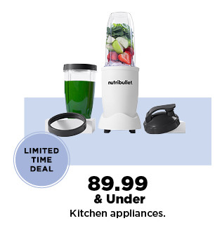 89.99 and under kitchen appliances. shop now.