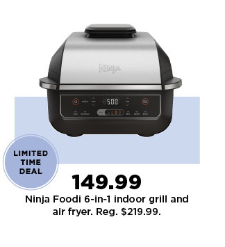 149.99 ninja foodi 6-in-1 indoor grill and air fryer. shop now.