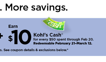 Take 15% off + earn Kohl's Cash  who's ready to shop? 🛍️ - Kohls