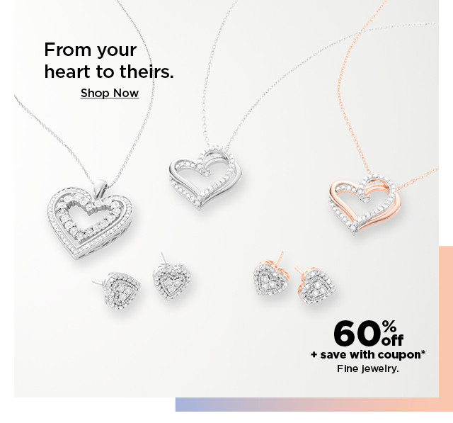 60% off plus save with coupon on fine jewelry. shop now.
