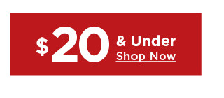 shop $20 and under clearance