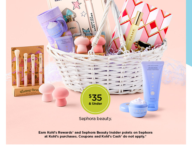 make their day even more beautiful. 35 and under on sephora beauty. shop now.