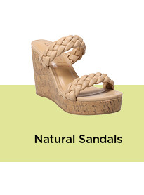 shop natural sandals.