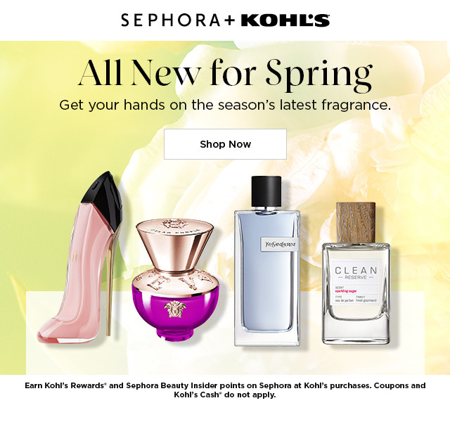 all new for spring. get your hands on the season's latest fragrance. shop now.