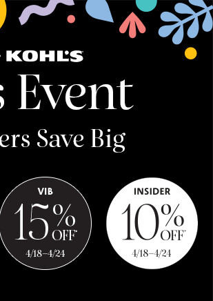 sephora + kohls savings event. beauty insiders save big. sephora collection 30% off. rouge 20% off. VIB 15% off. Insider 10% off.