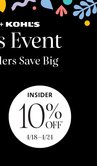 sephora + kohls savings event. beauty insiders save big. sephora collection 30% off. Insider 10% off.