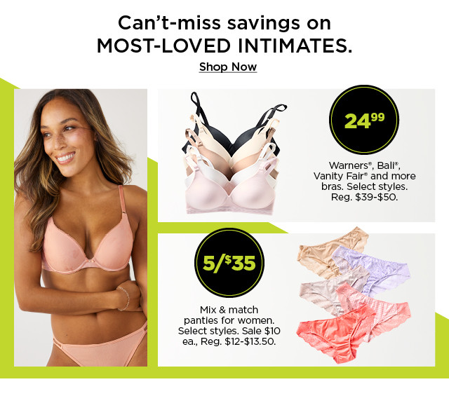 Bali Intimates: Shop Women's Bras, Panties & More, Kohl's