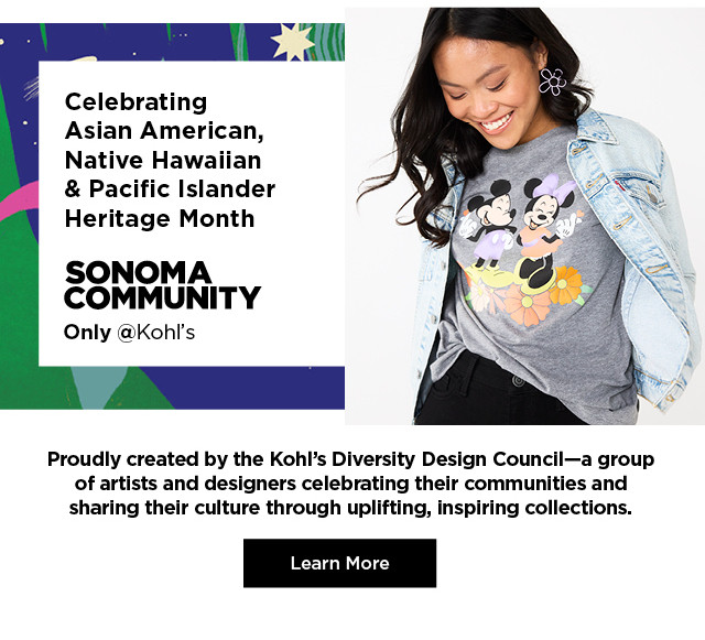 celebrating asian american, native hawaiian & pacific islander heritage month. shop sonoma community only at kohl's.