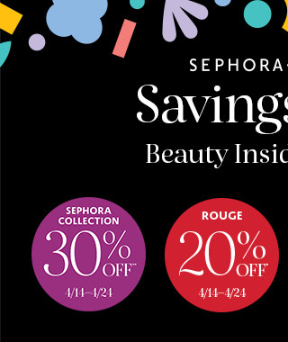 sephora + kohls savings event. beauty insiders save big. sephora collection 30% off. rouge 20% off. VIB 15% off. Insider 10% off.