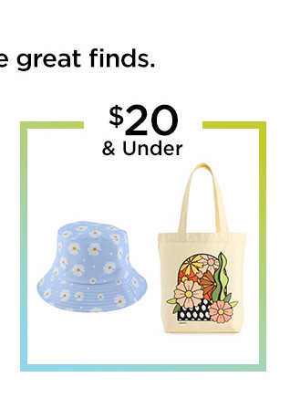 save more on great finds. shop $20 and under.