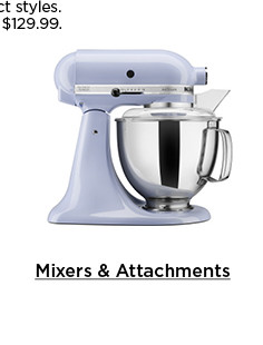 shop mixers and accessories