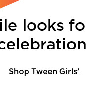 versatile looks for every celebration. shop tween girls'.