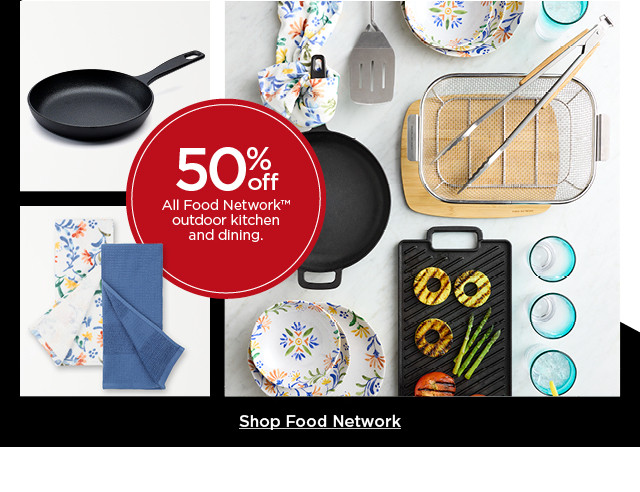 Lowest prices of the season. 50% off Food Network outdoor kitchen and dining. Select styles. Shop all Food Network.