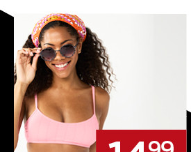 $14.99 swimwear for women. select styles. shop all women's swimwear.