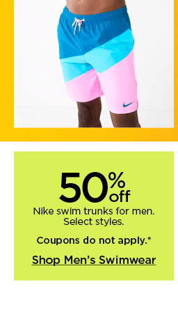 25% off nike swim trunks for men. select styles. shop men's swimwear.