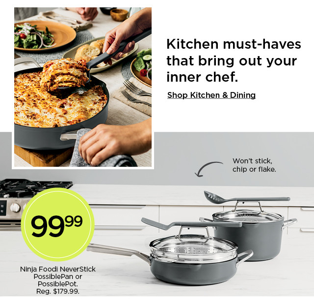 Kitchen must-haves to bring out your inner chef. Shop kitchen and dining.
