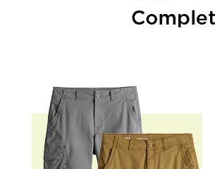 complete the look. shop shorts and pants.