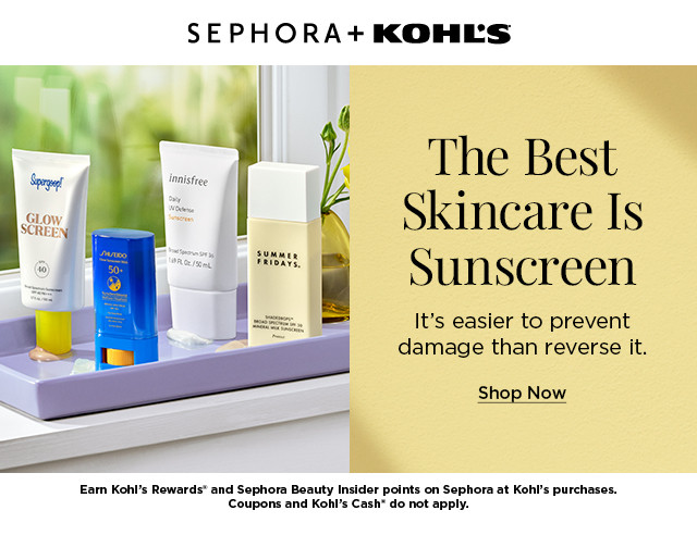 the best skincare is sunscreen. shop now.