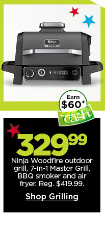 329.99 Ninja Woodfire outdoor grill, 7-in-1 Master Grill, BBQ smoker and air fryer. Shop Grilling.