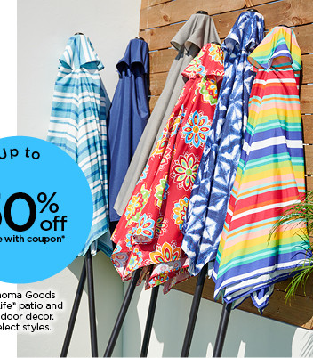 Up to 50% off plus save with coupon on Sonoma Goods For Life patio and outdoor decor. Select styles. Shop patio.