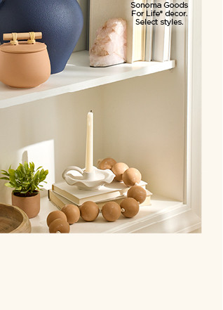 30% off Sonoma Goods For Life decor. Select styles.