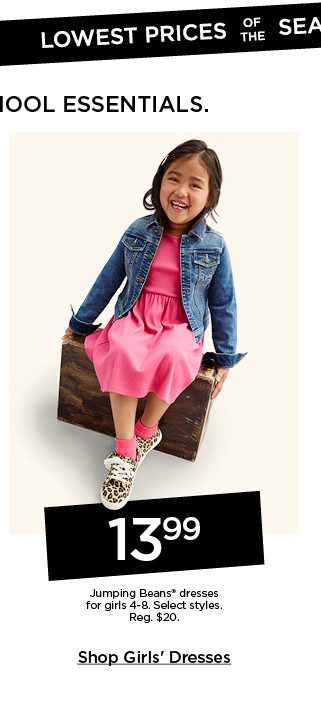 13.99 jumping beans dresses for girls. select styles. shop girls' dresses.