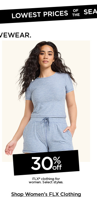 30% off flx clothing for women. select styles. shop women's flx clothing.
